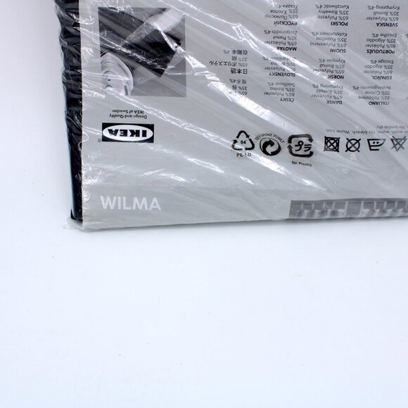 Ikea Wilma Curtains Black 57" x 98" 2 Panels - Picture 2 of 4